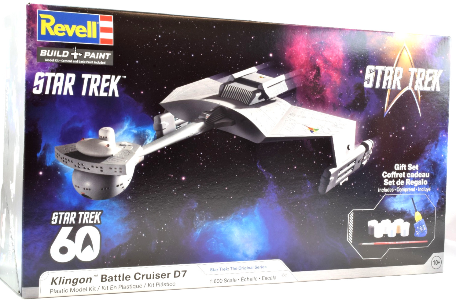 Revell Star Trek : Original Klingon Battle Cruiser D7 Gift Set 1/600 Model 13601