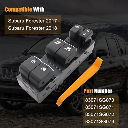 Front Driver Master Window Switch Power 83071SG073 Compatible with Subaru
