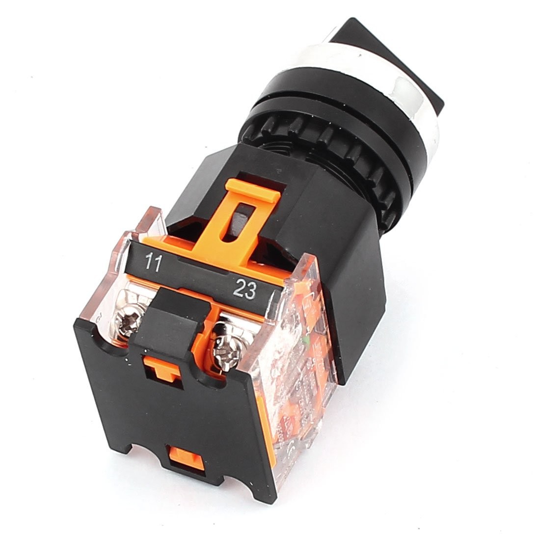 uxcell LA38/203 AC 400V 10A NO/NC DPST 2 Position Rotary Selector Switch