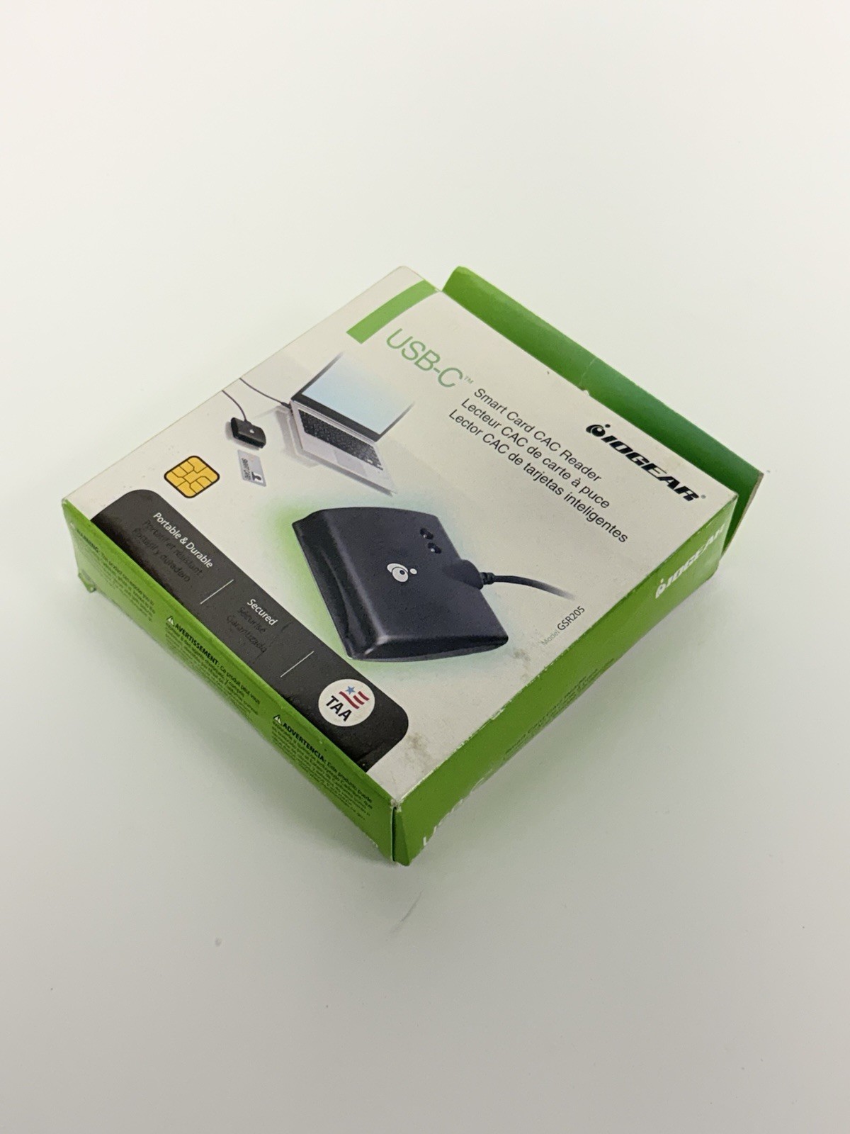 iogear usb-c smart card cac reader TAA compliant GSR205