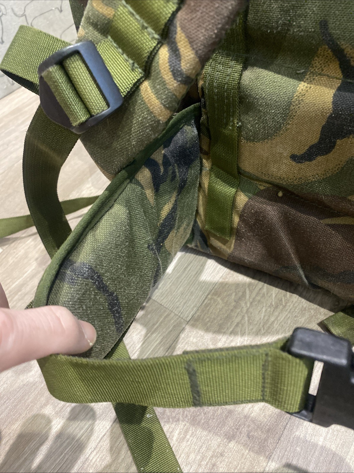 British Army issue PLCE Bergen Long Consulted Backpack DPM IRR 2004