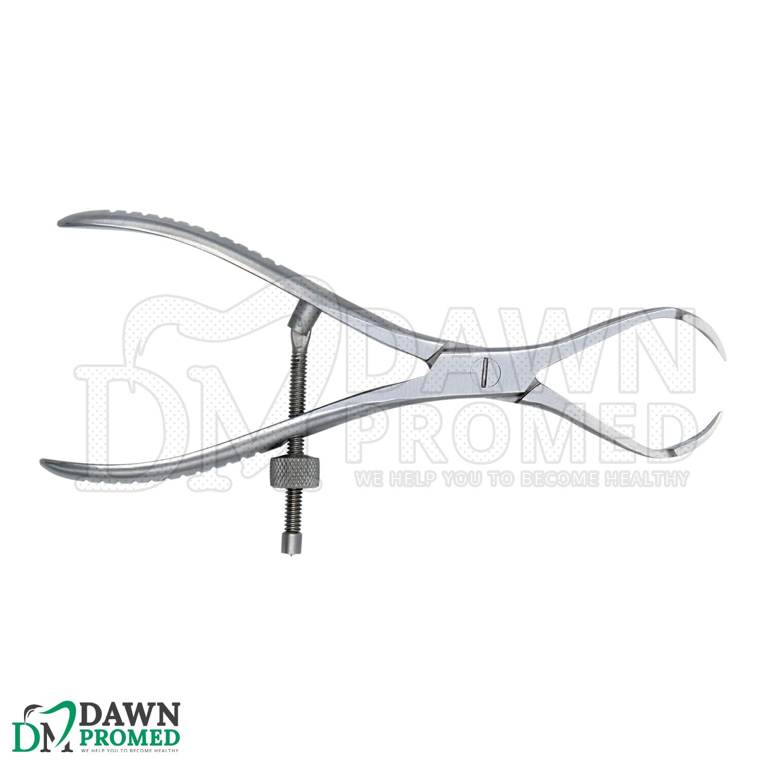 2 Pcs Patella Bone Holding Forceps 7.25" W/ Wheel Locking Orthopedic Instruments