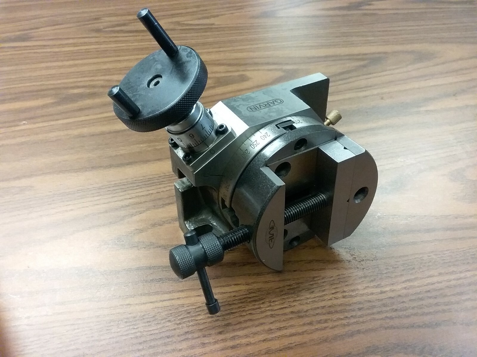 4" HORIZONTAL & VERTICAL ROTARY TABLE w. Clamping kit & 4" round vise #TTSL100VS