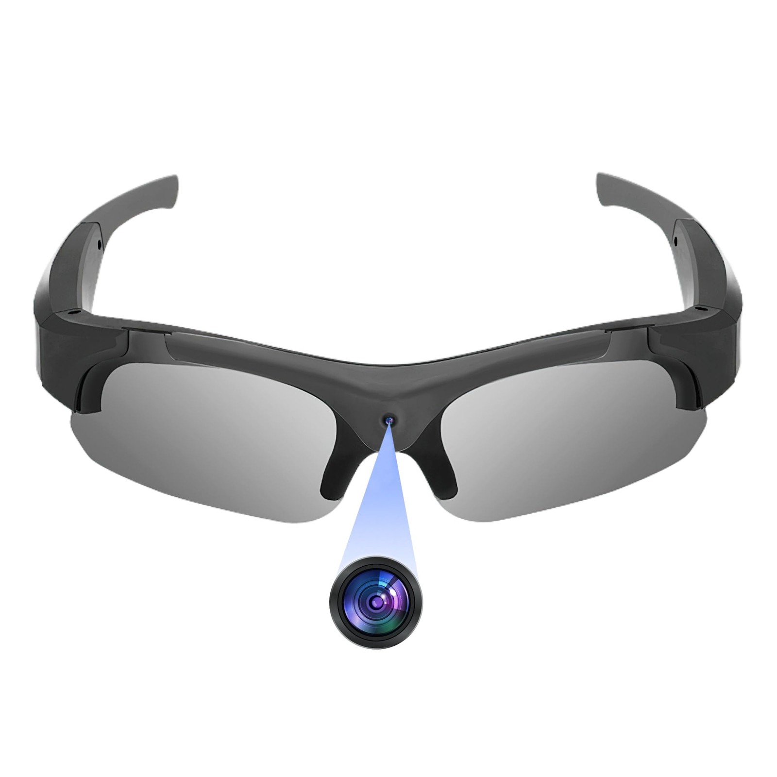 Sports Glasses for Men, Video Recording Glasses, 1080P HD Eyewear UV Protecti...