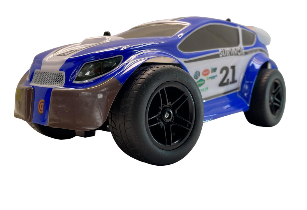 Griffin MOTO TC Smartphone Controlled Interactive Rally Race Car - Blue