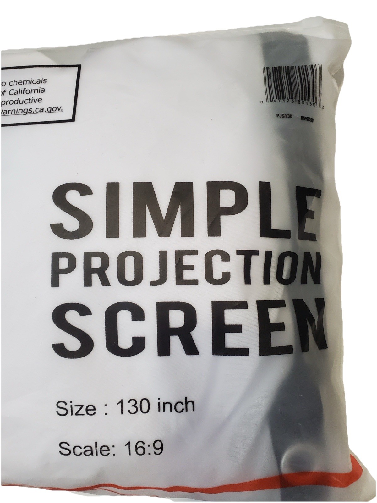 New Opened Bag Mini 16:9 130 Inch Portable Projector Screen
