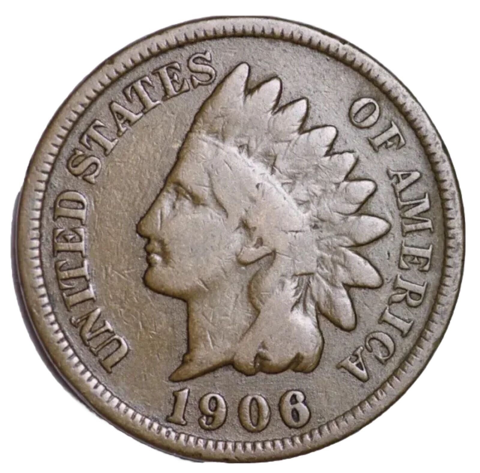 1906 Indian Head Cent Penny “Best Value On EBay” FAST FREE SHIPPING
