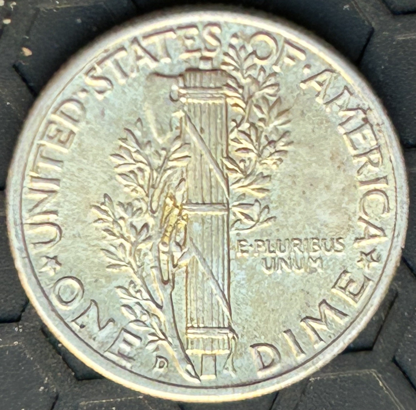 1944 Mercury Dime 90% Silver 10c Denver Mint