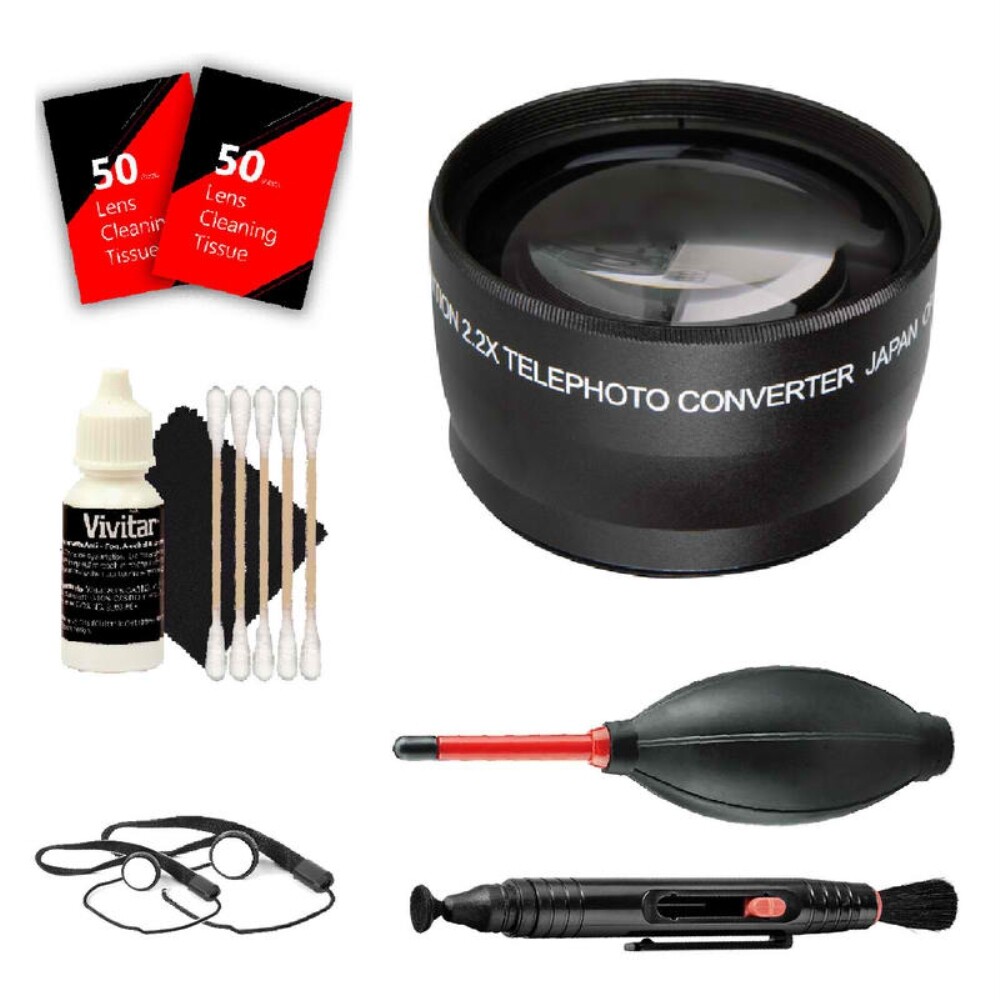 52mm Telephoto Lens Kit for Canon EOS Rebel T6 T6i and All Canon DSLR Camera