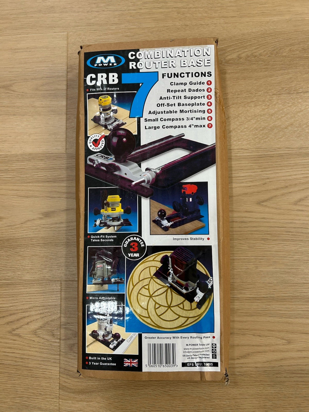 M Power Combination Router Base 7 Functions New In Box