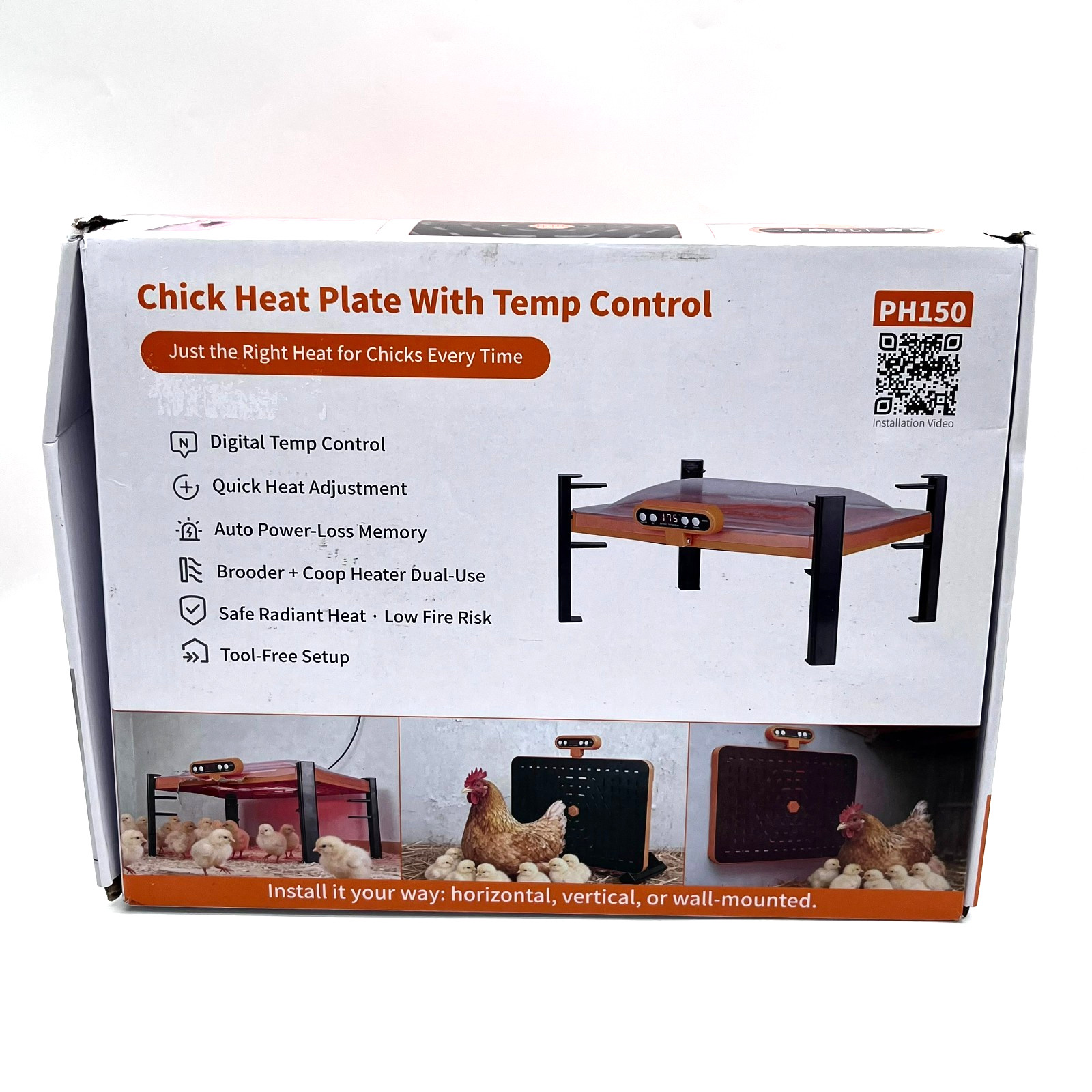 150 Watts Chick Heat Plate With Temperature Control - (PH150)