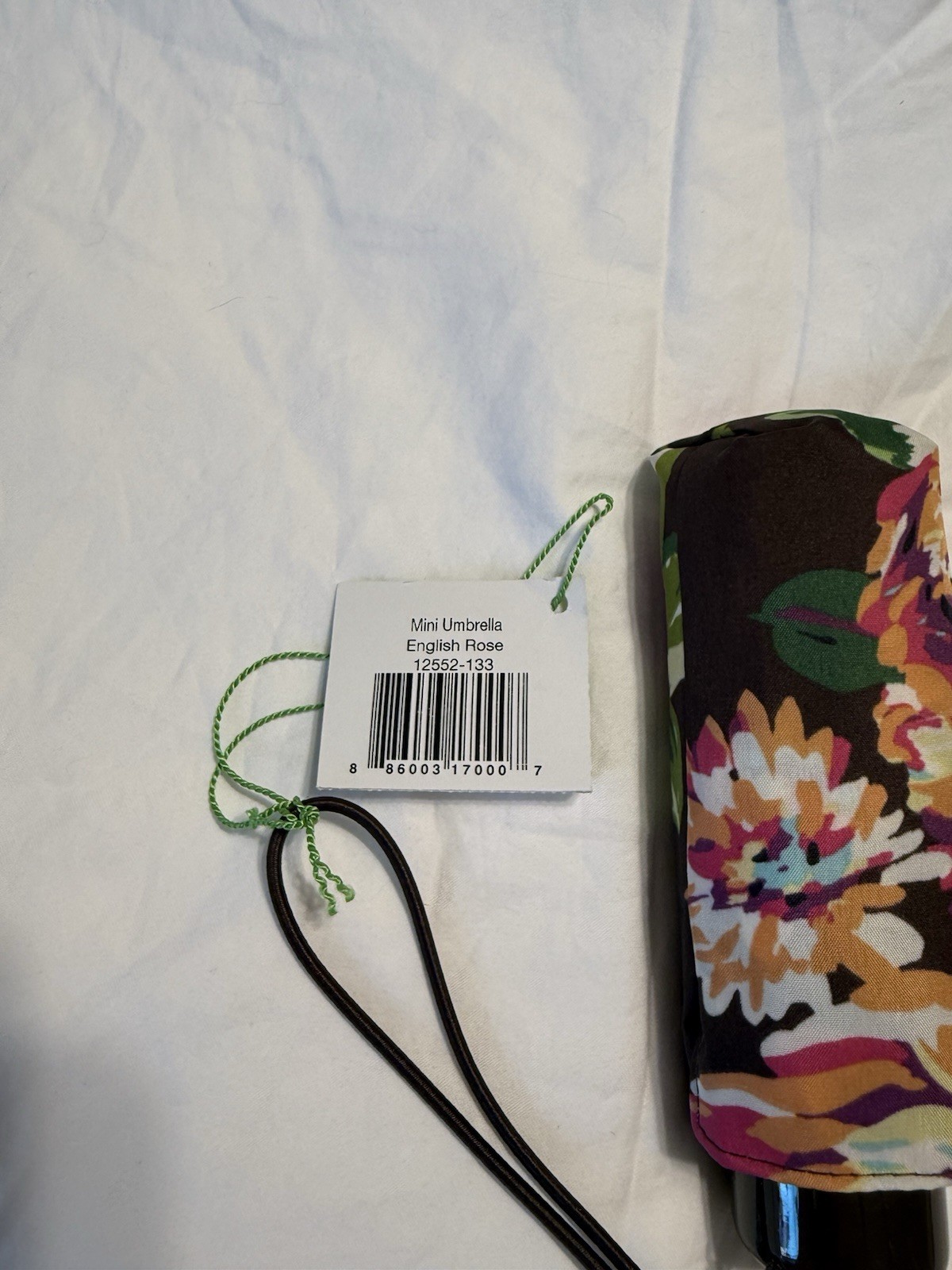 NWT Vera Bradley English Rose Mini Umbrella Retired Pattern