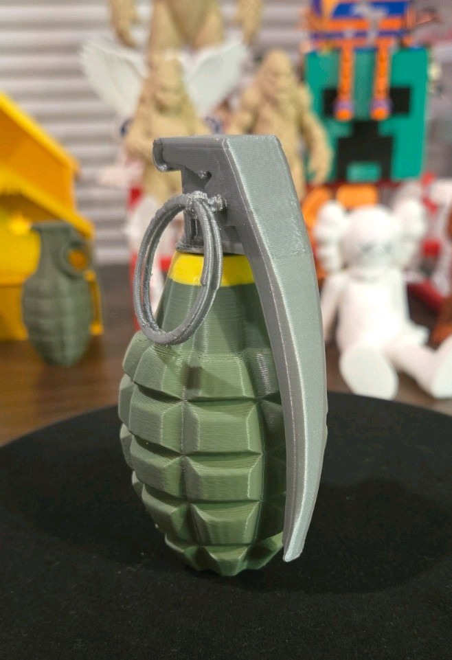 Military Grenade Replica Model