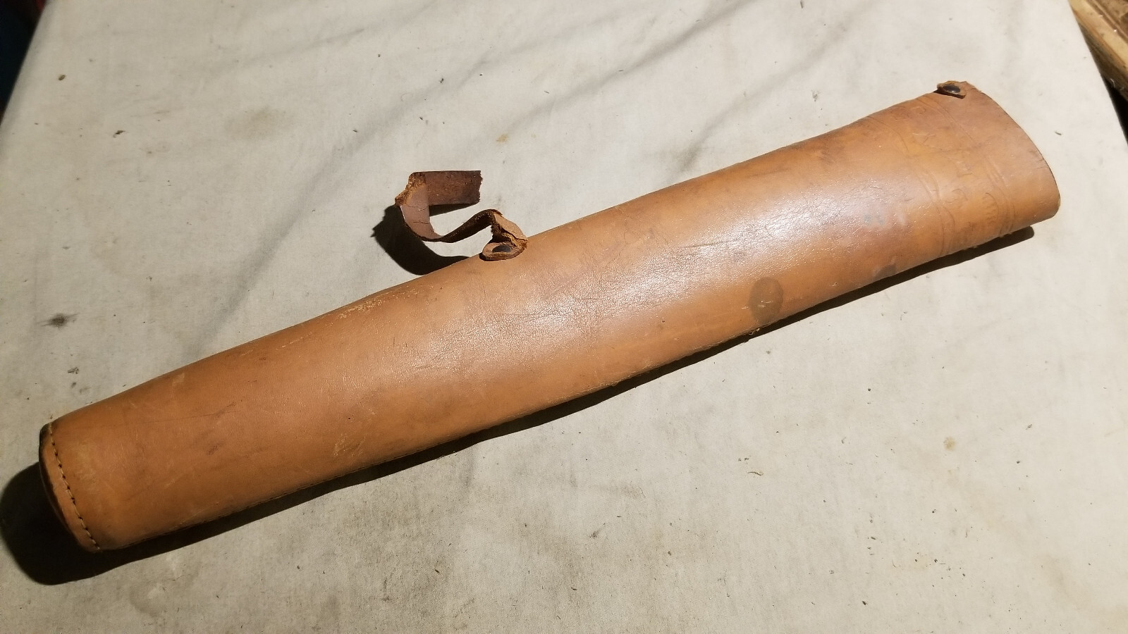 Vintage Kids Indian Bear Archery Co Leather Quiver