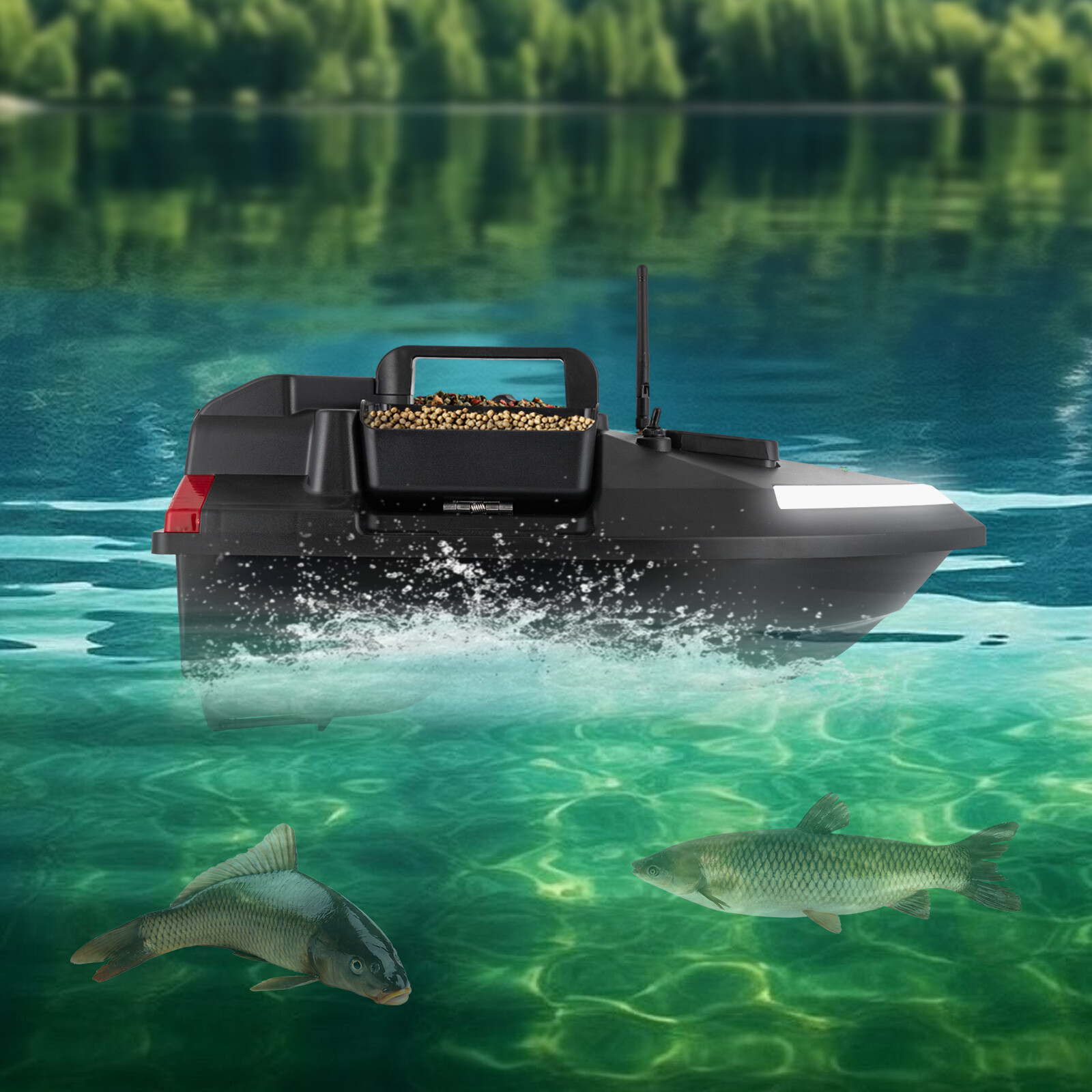 GPS Fishing Bait Boat Remote Control Fish Bait Boat For Fishing With Charger