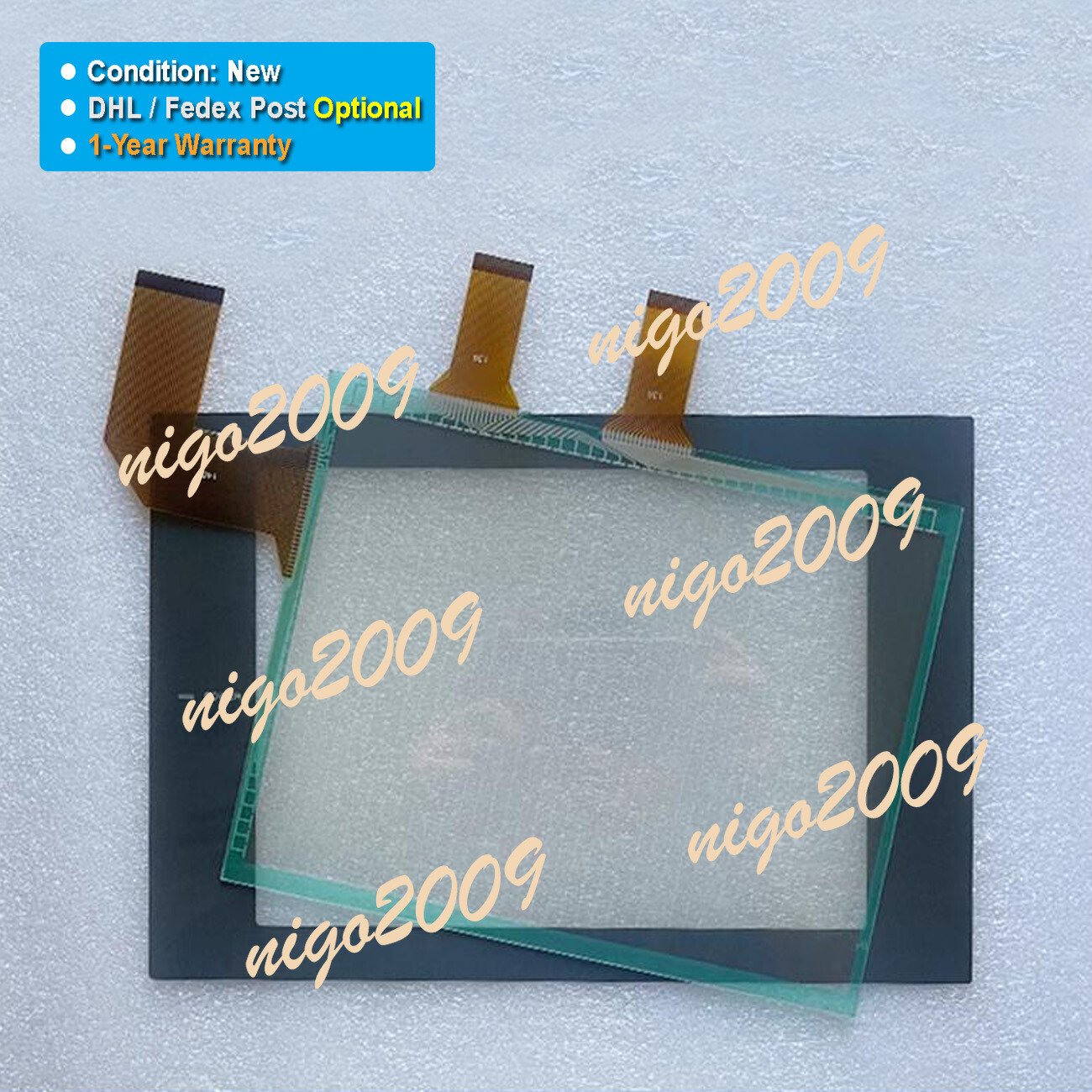 Touch Screen Glass Panel Film Foil Fit for MITSUBISHI A970GOT-SBA 1-YearWarranty
