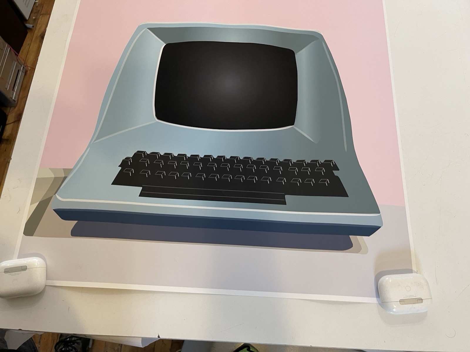 Unique Vector Art Poster of Lear Siegler ADM-3A Serial Terminal