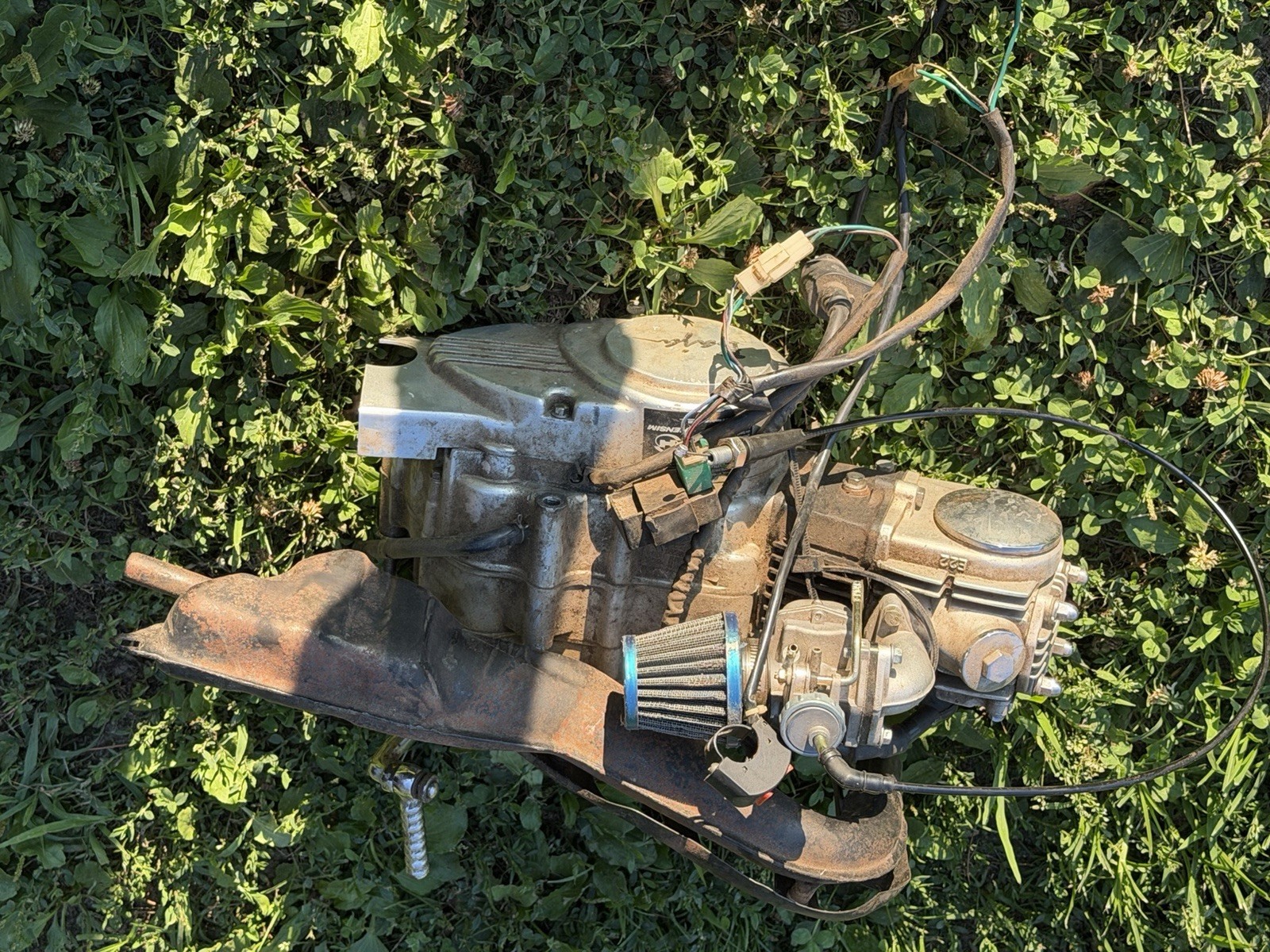 Baja 50cc 4-Stroke Engine Motor RUNS GOOD Missing Shaft