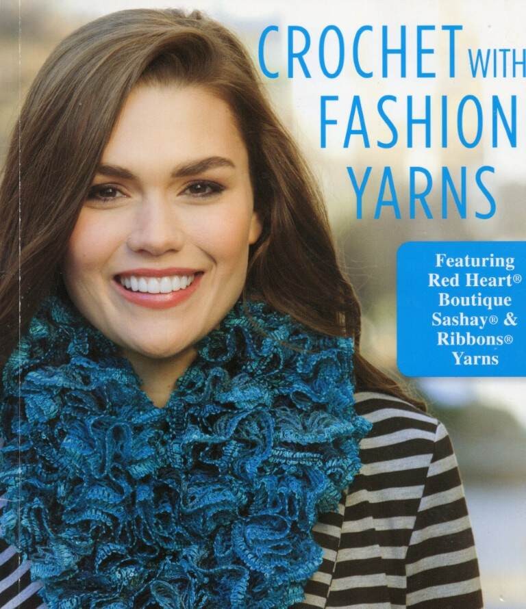 CROCHET WITH FASHION YARNS SCARVES & WARMERS 11 DESIGNS