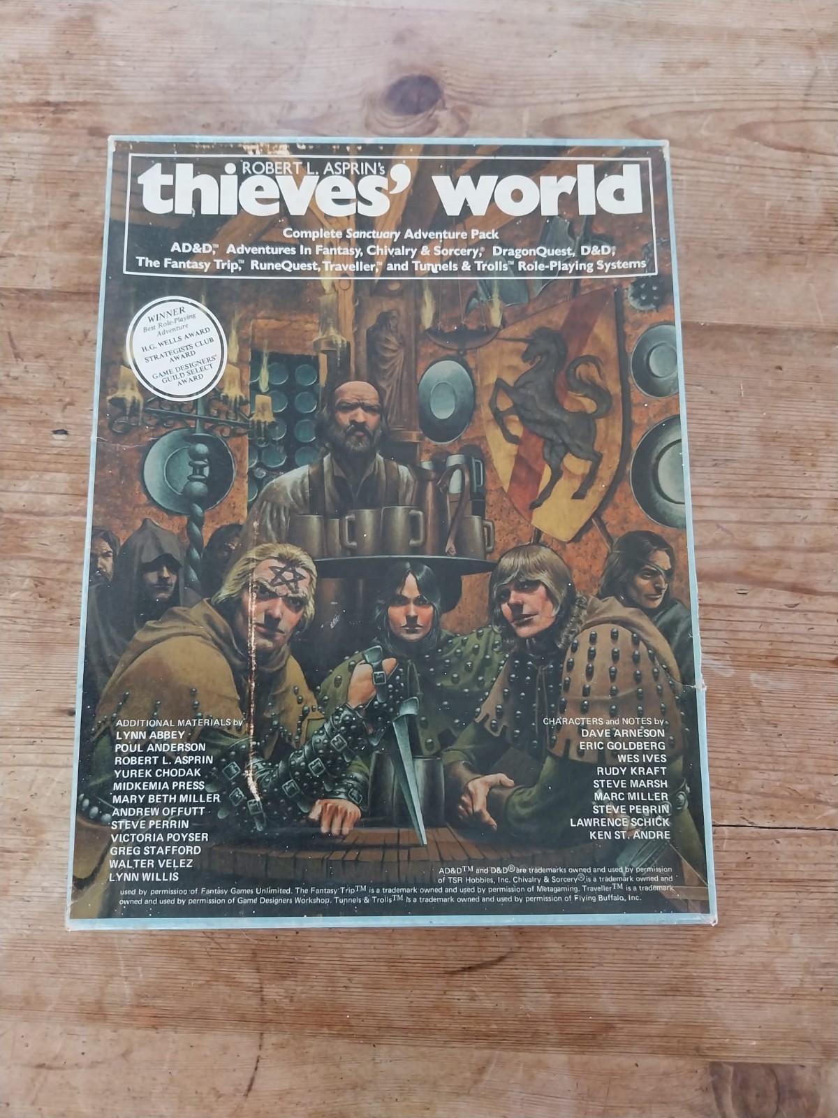 Thieves’ World RPG supplement classic D&D AD&D Chivalry & Sorcery fantasy city