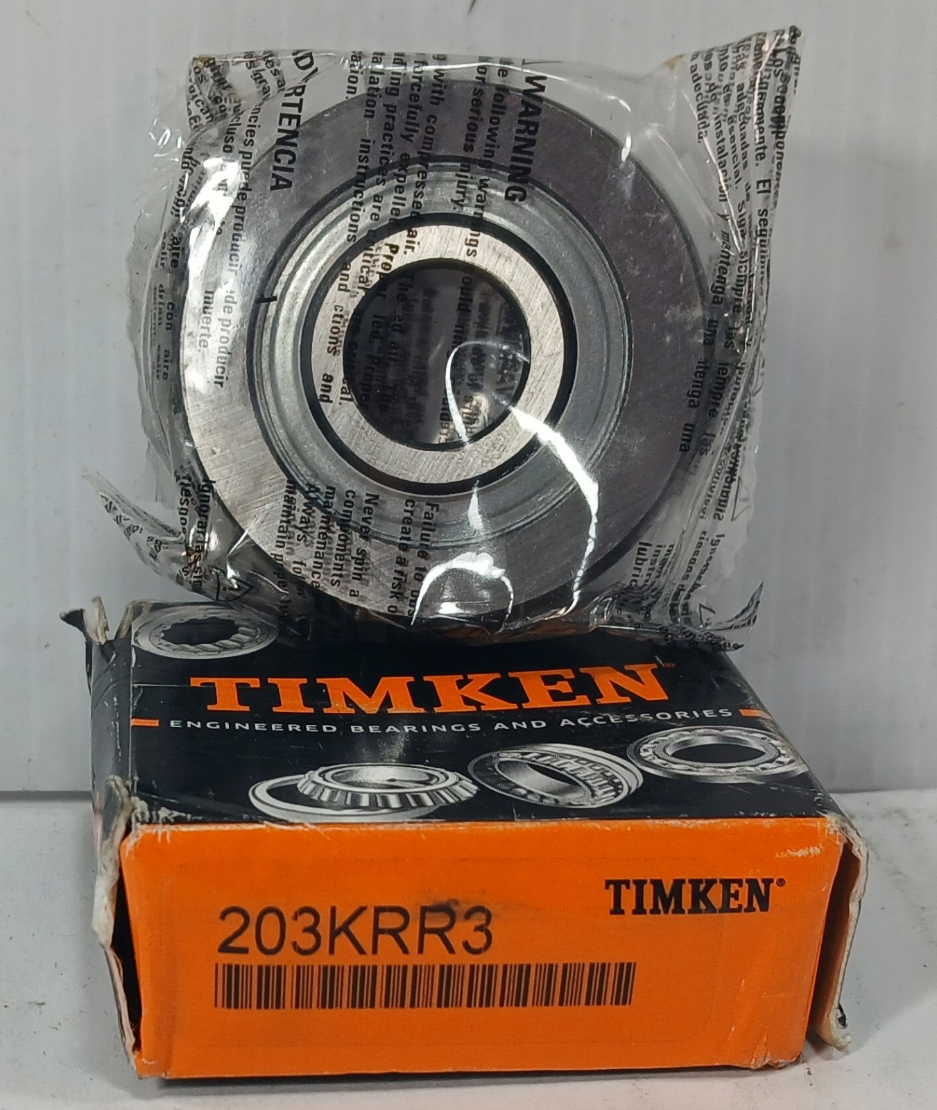 1 NEW TIMKEN 203KRR3 RADIAL DEEP GROOVE BALL BEARING NIB ***MAKE OFFER***