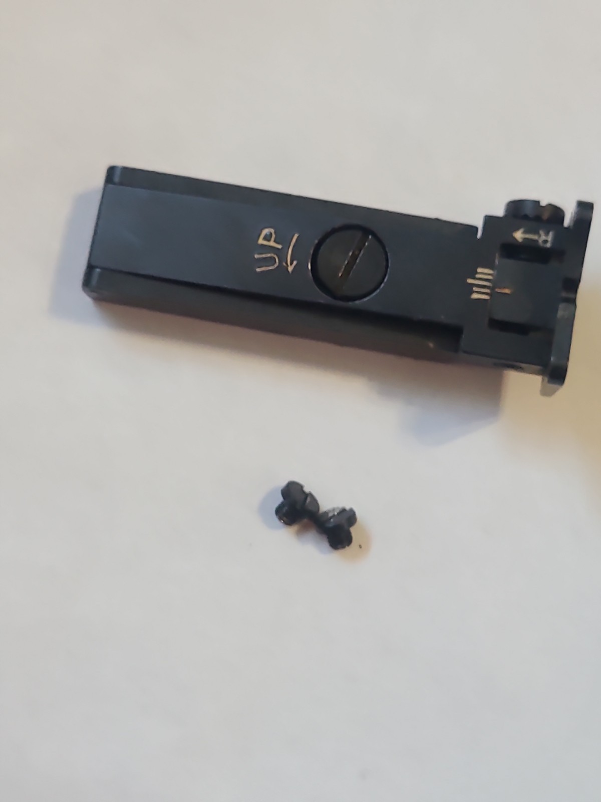 Traditions Inline .50 Cal. Muzzleloader Rear Sight COMPLETE With Screws