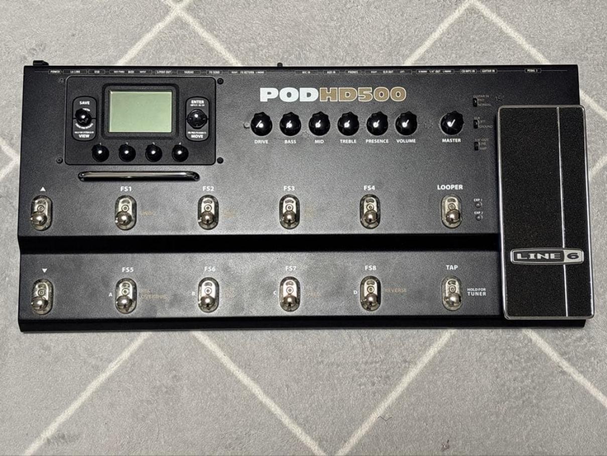 Line 6 POD HD500 Guitar Multi Effects Floor Processor