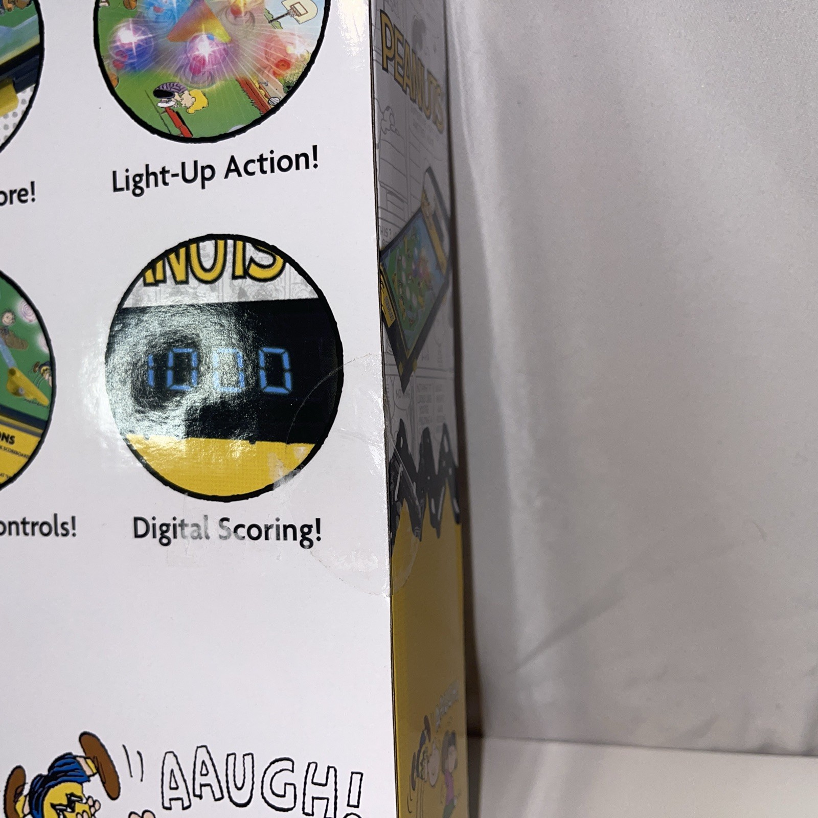 Peanuts Pinball Electronic Tabletop Arcade Game - in Original Box