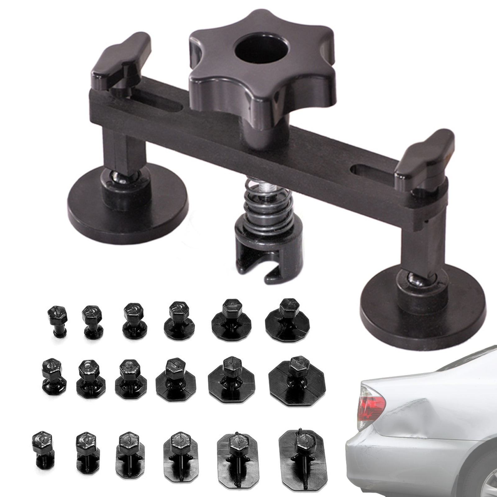 Auto Dent Repair Kit Metal Dent Repair Bridge with Adhesive Gaskets TrAuuck Body
