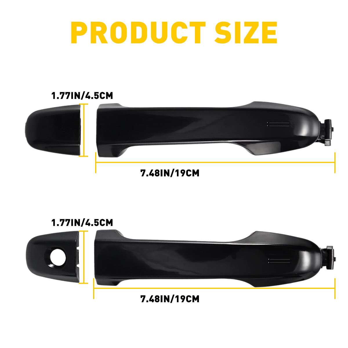 for 2012-2017 Toyota Camry Outside Outer Exterior Door Handle Front Left & Right