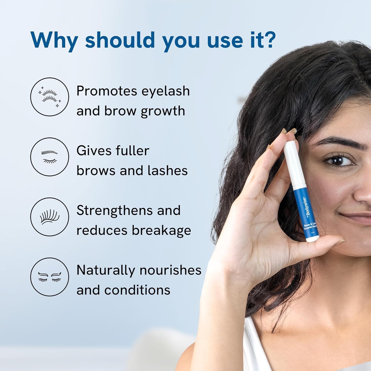 Be Bodywise Brow & Lash Growth Serum 5ml