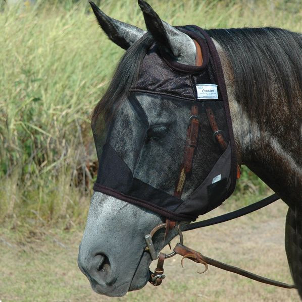 CASHEL QUIET RIDE STANDARD FLY MASK no ears or nose QUARTER HORSE ARAB COB