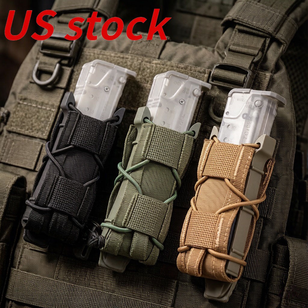 Tactical Molle Pistol Mag Pouch Universal Magazine Holster for 9mm/.40/.45/.380