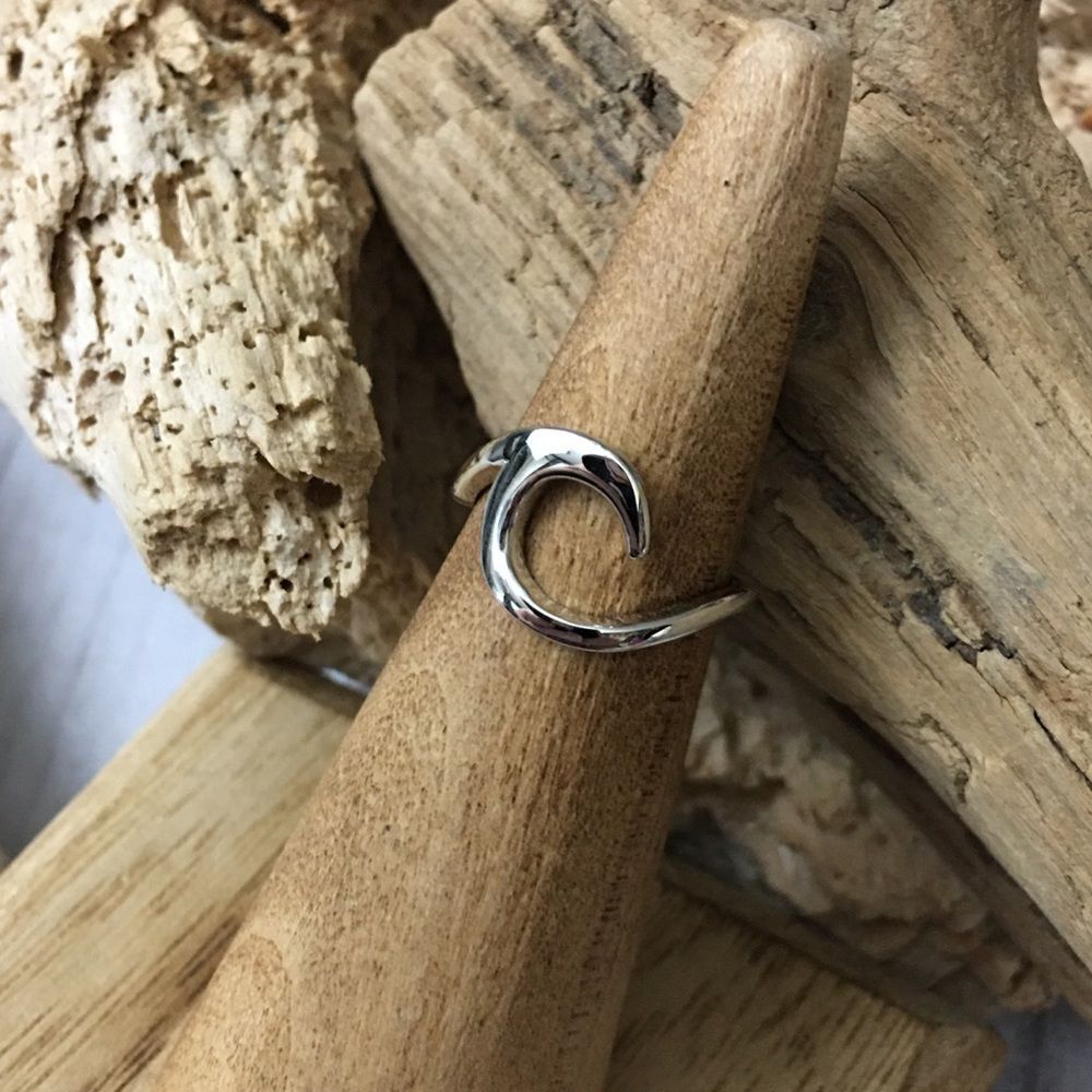 Sterling Silver Wave Toe Ring