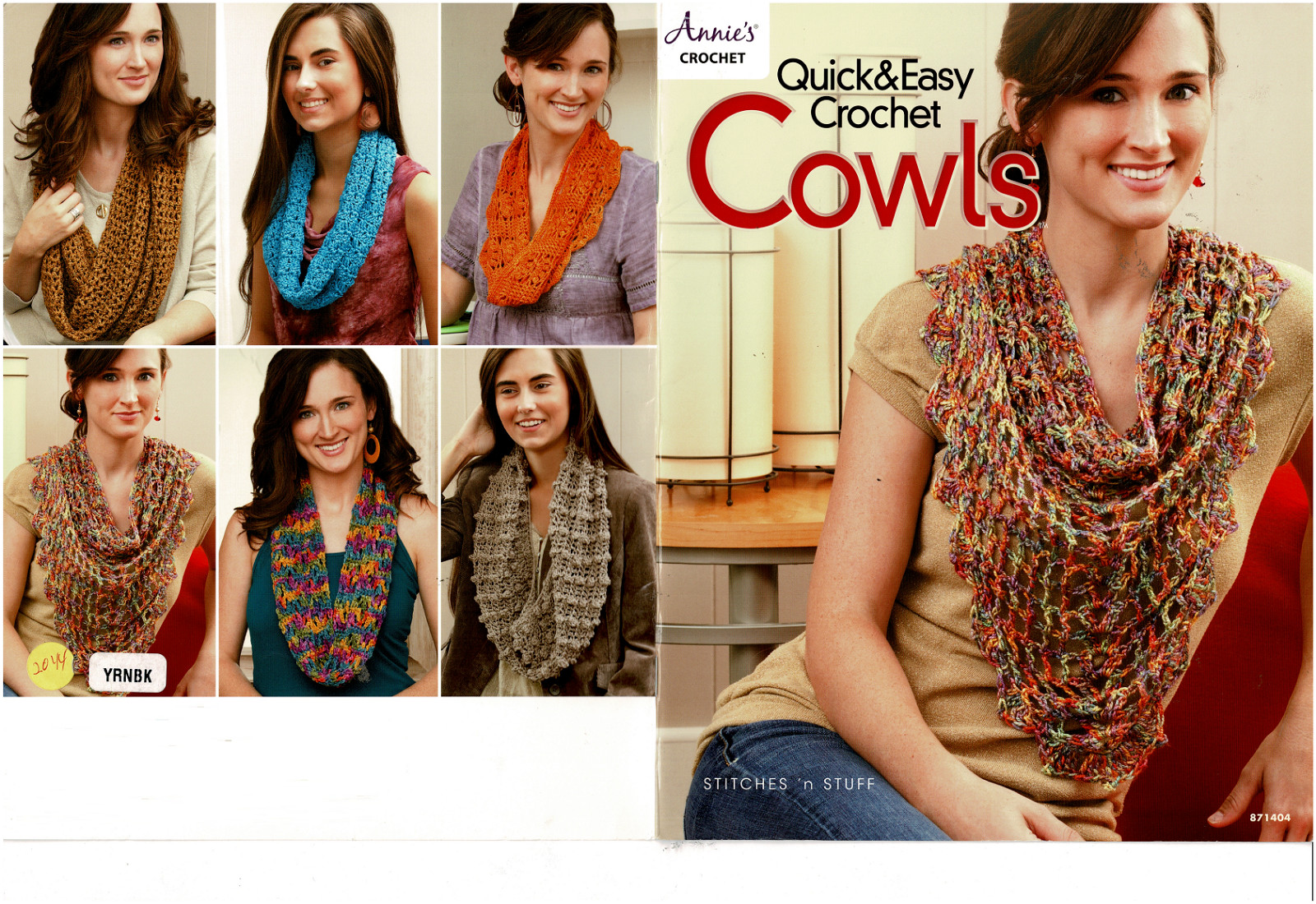 QUICK & EASY CROCHET COWLS CROCHET BOOK #871404