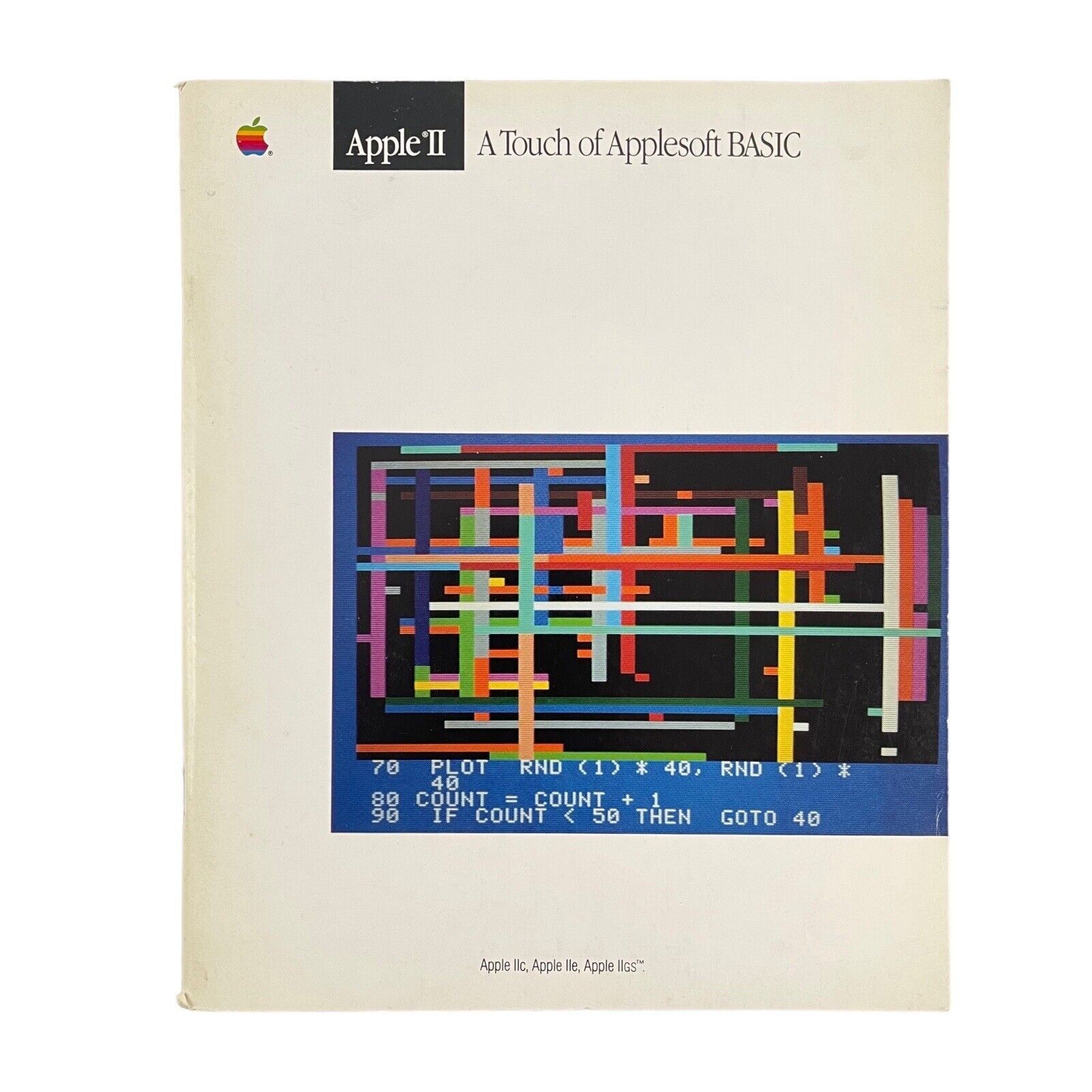 Apple II A touch of AppleSoft BASIC Tutorial Manual VTG 1986 .......