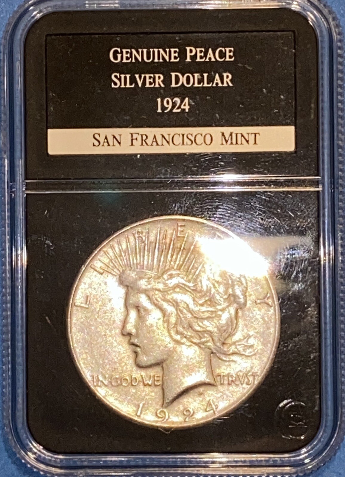 ⭐️1924-S⭐️GENUINE Silver Peace Dollar⭐️HIGH GRADE⭐️