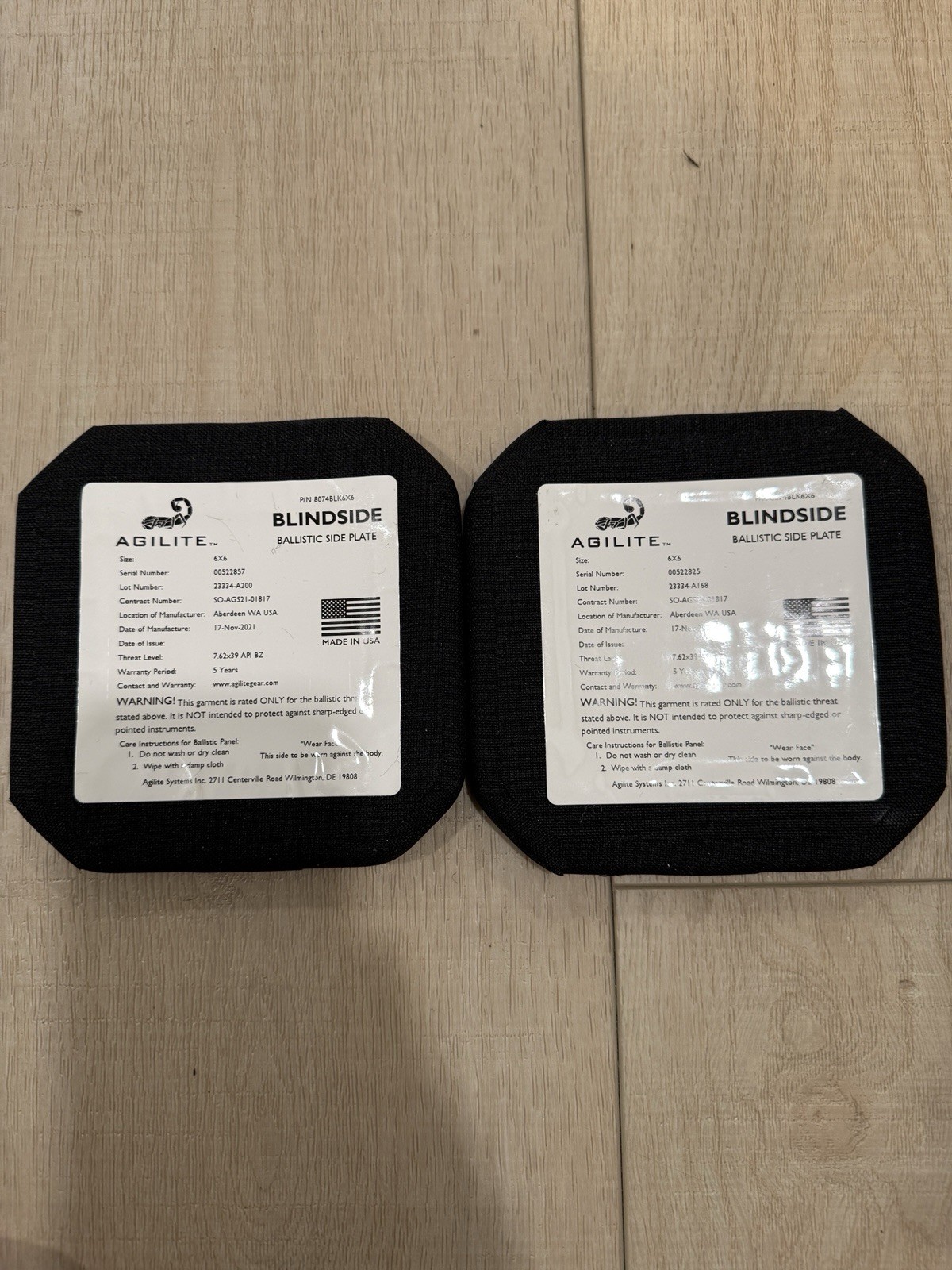 LEVEL 3ST CERAMIC SIDE ARMOR PLATES - BLINDSIDE™