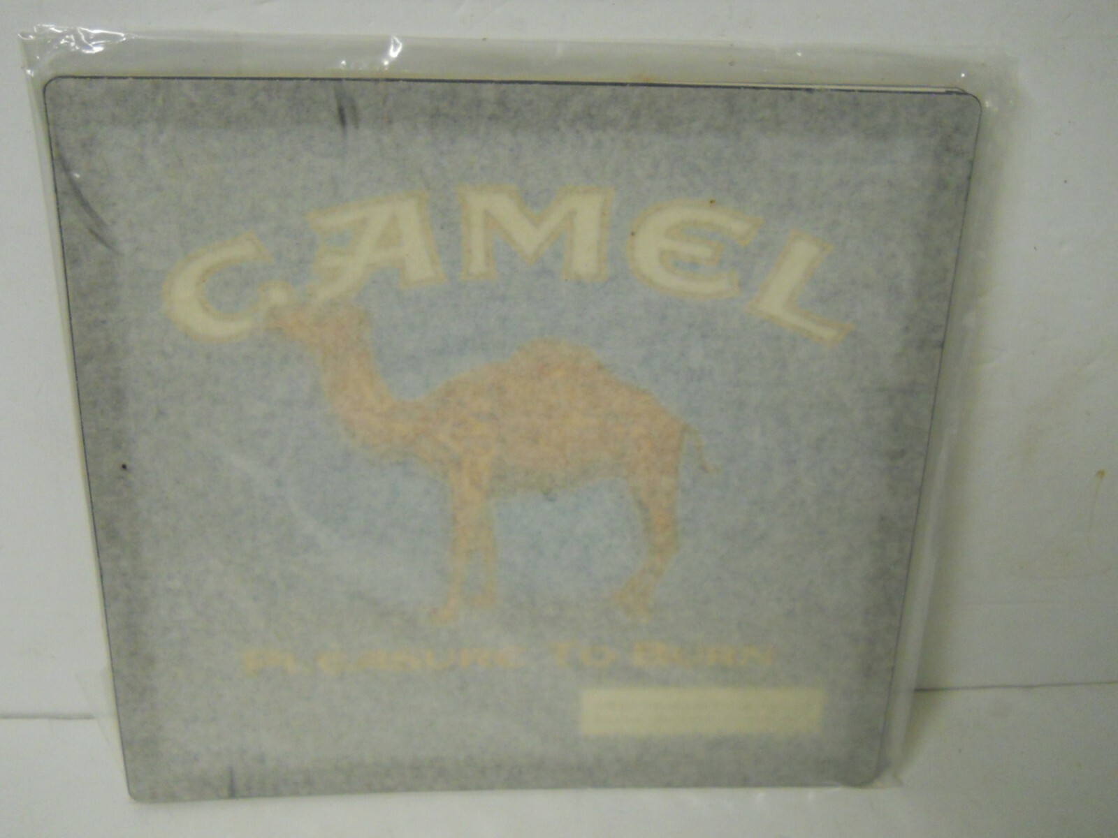 Camel Cigarettes Advertising Sign Counter Pad Display Plastic Acrylic Sticky