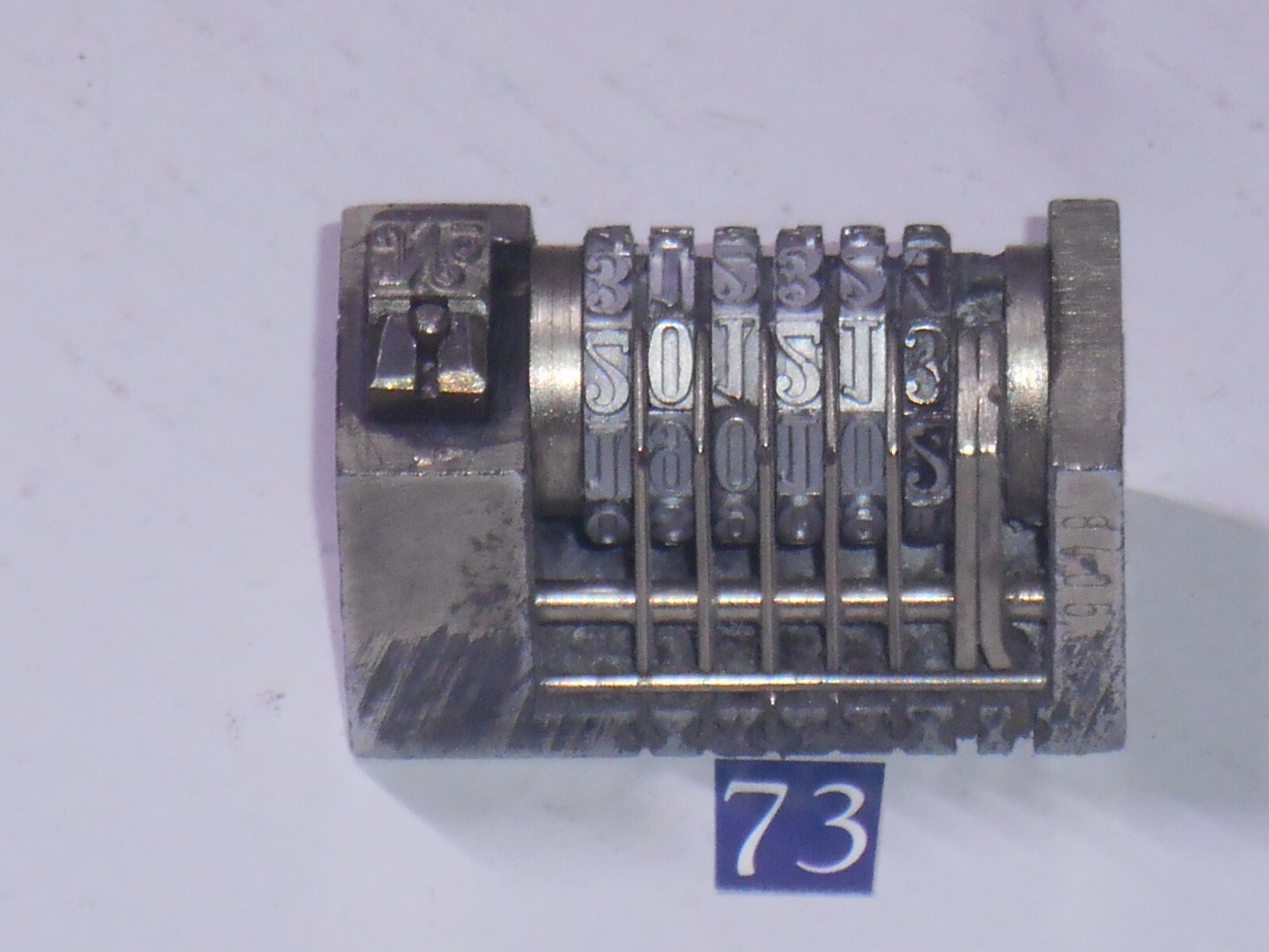 SUNUM | letterpress numbering machine | 73