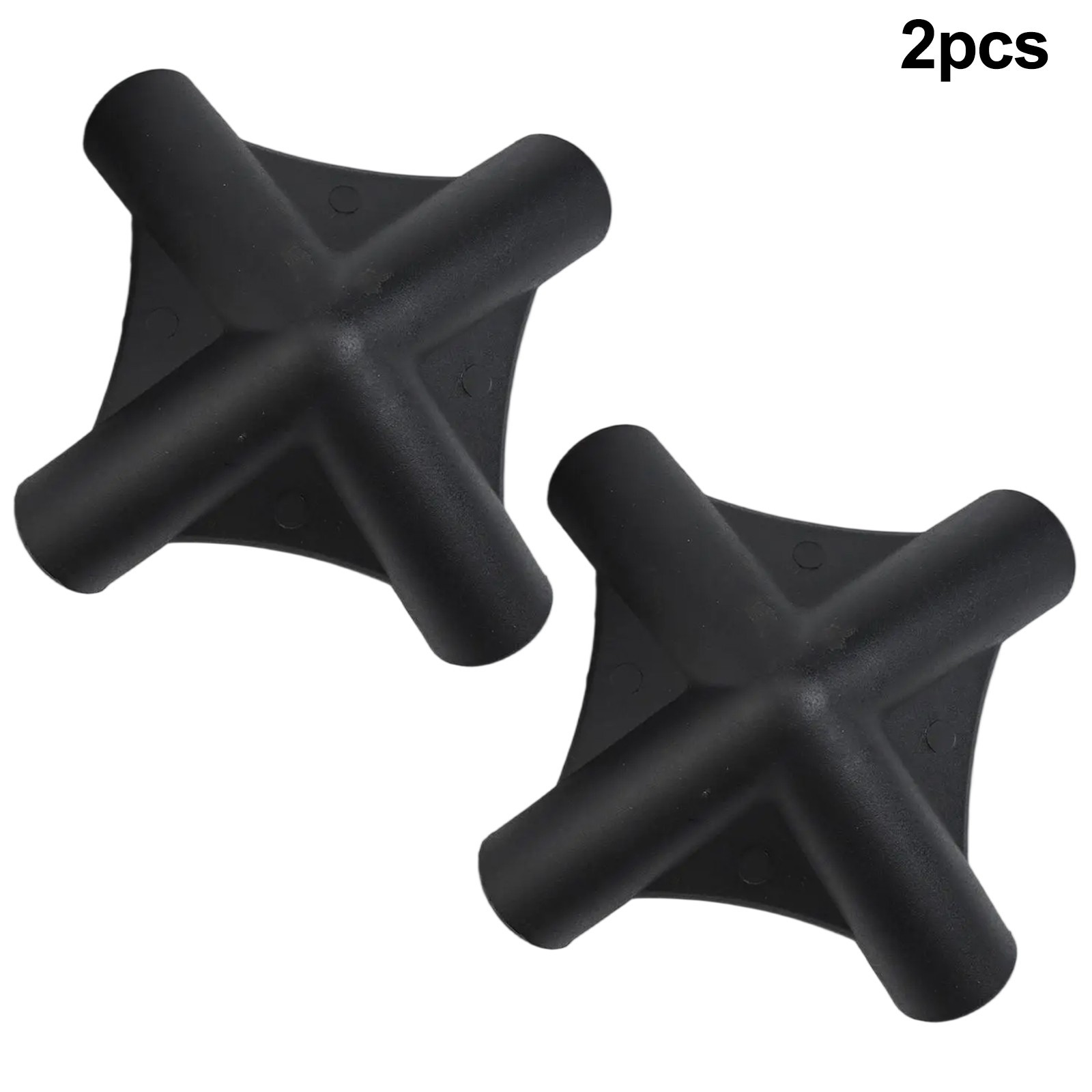 Set of 2 Outdoor Tent Connectors Four Way Joint for Shower Tents with 16mm Rods
