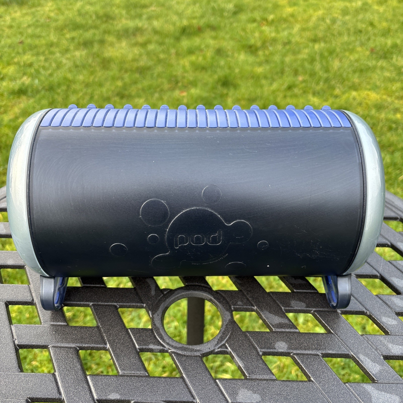 POD CD DVD Disc Storage Holder 60 Disc Capacity Dark Blue, Silver and Black