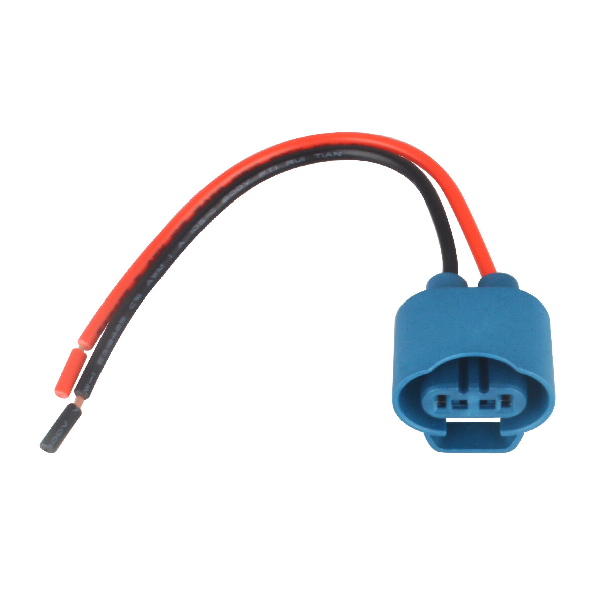 HB3 9005 Headlight Pigtail Female Plug Wire Two-Harness High Beam Bulb Socket