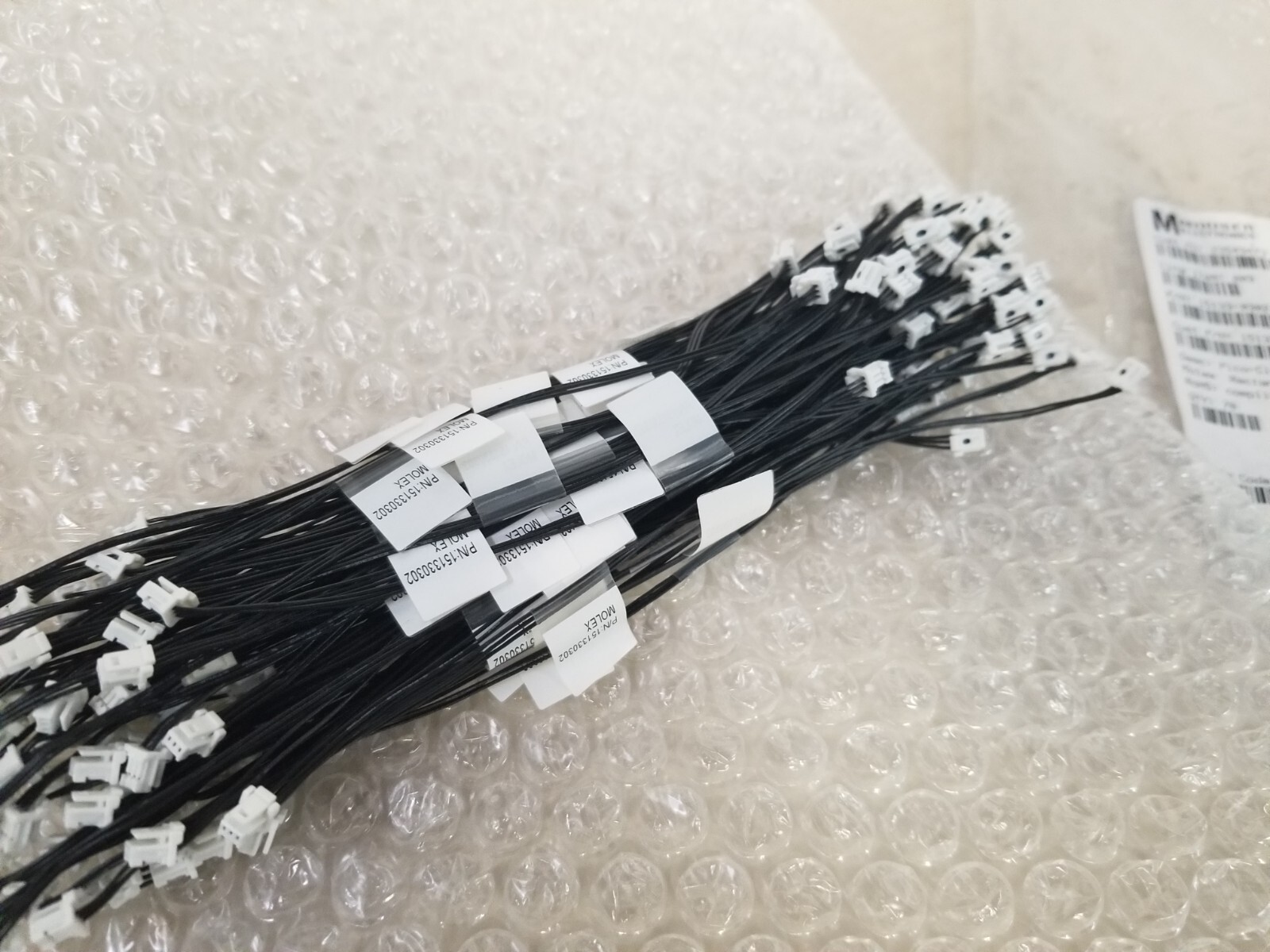 Rectangular Cable Assemblies Pico-Clasp 3CKT CBL ASSY SR 150MM WHITE 70/QTY