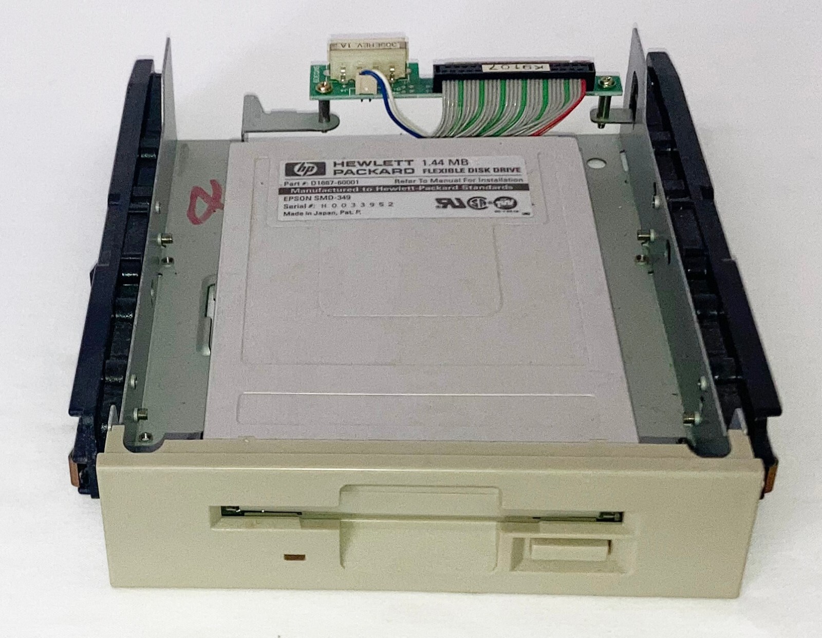HP Hewlett Packard D1667-60001 Epson SMD-349 1.44 MB Disk Drive - Free Shipping