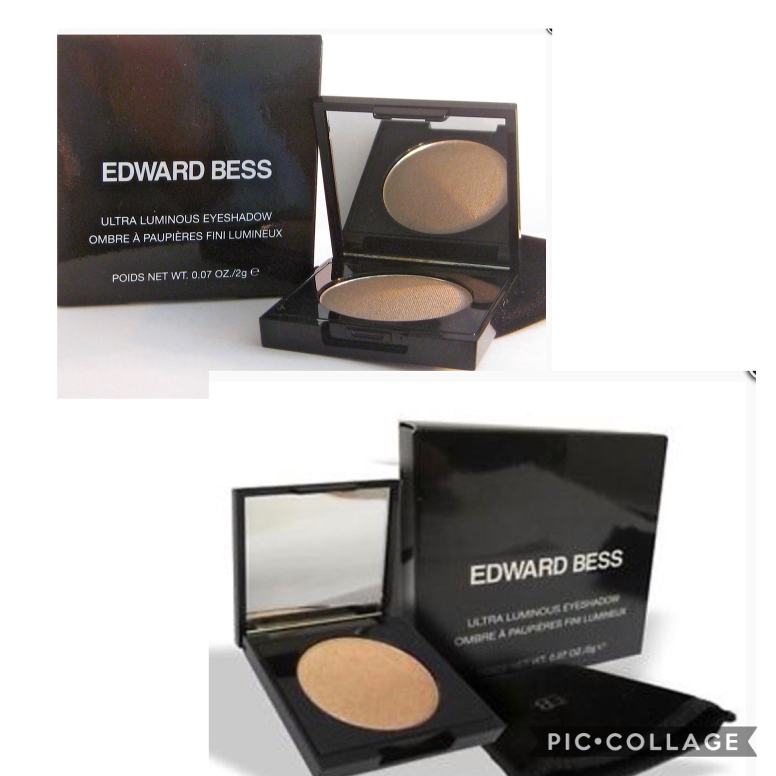 Edward Bess Eyeshadow MIRAGE Golden Peach or STORM Silver Taupe Ultra Luminous