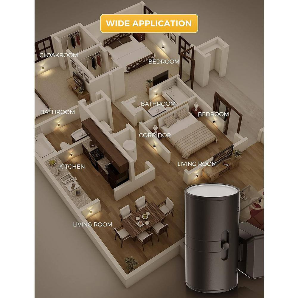 Modern LED Night Light Plug-In, Decorative Dimmable with Adjustable Brightness f