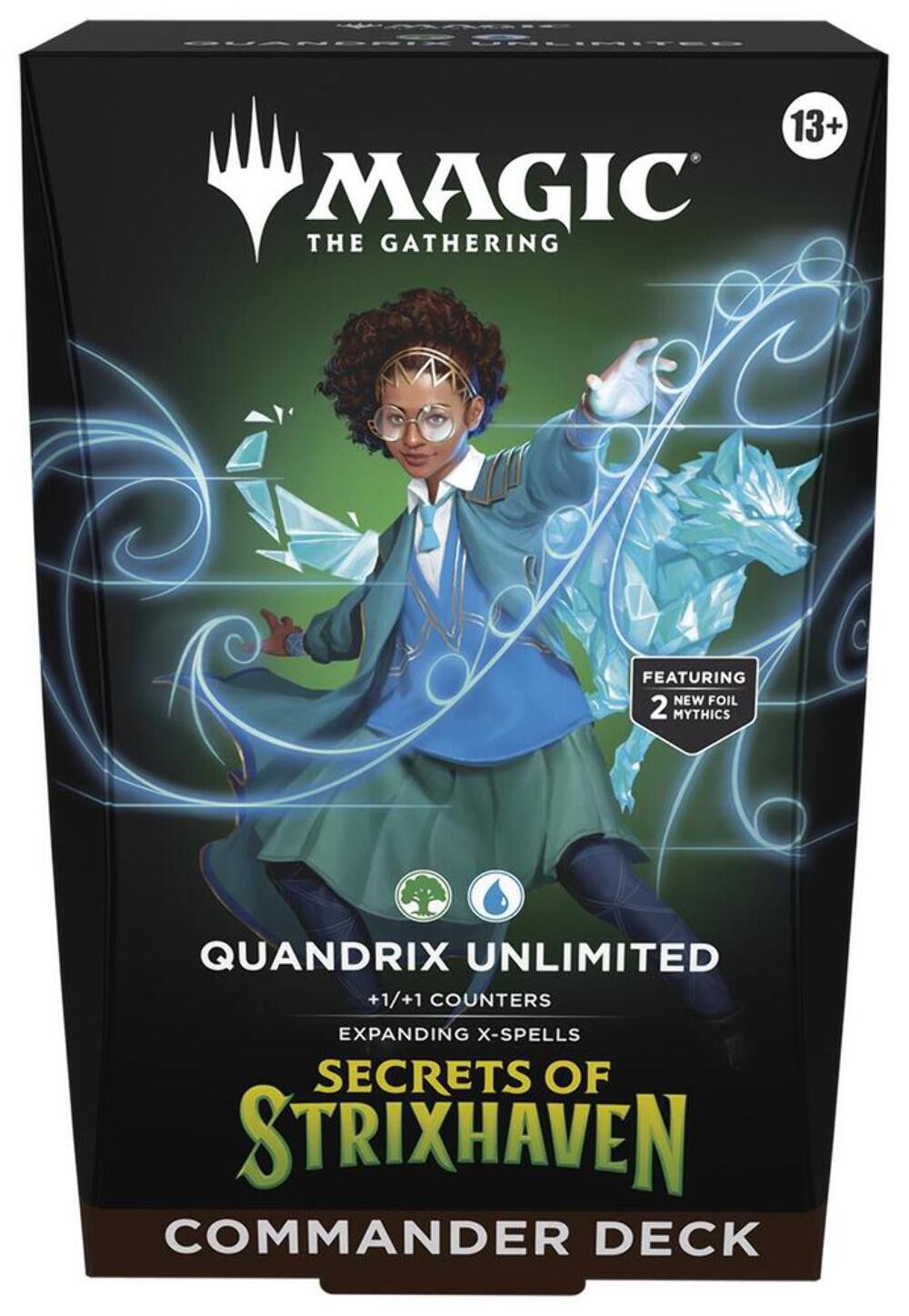 Magic the Gathering Secrets of Strixhaven Quandrix Unlimited Commander Deck (Pre