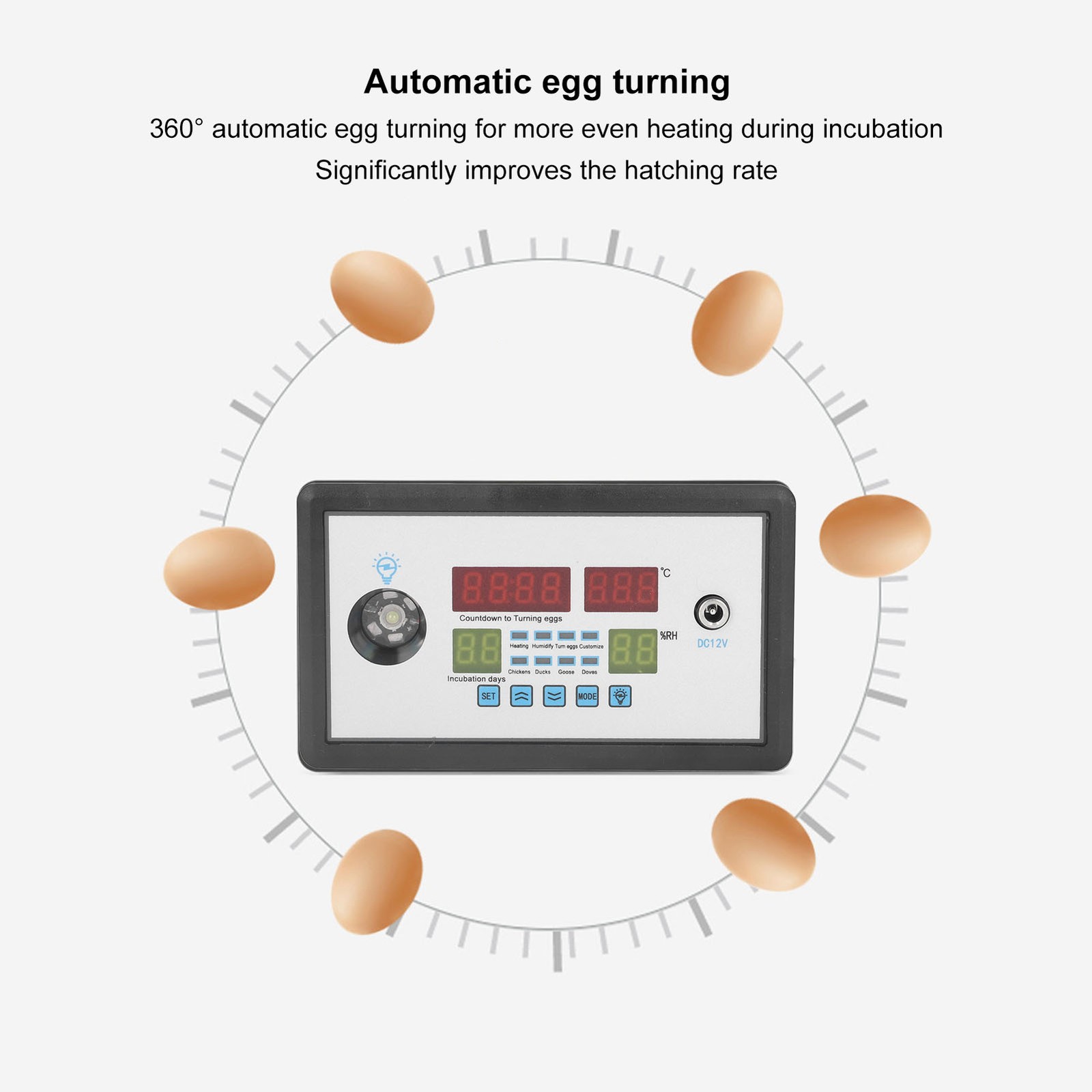 Intelligent Incubator Thermostat Automatic Egg Incubator Controller Thermostat