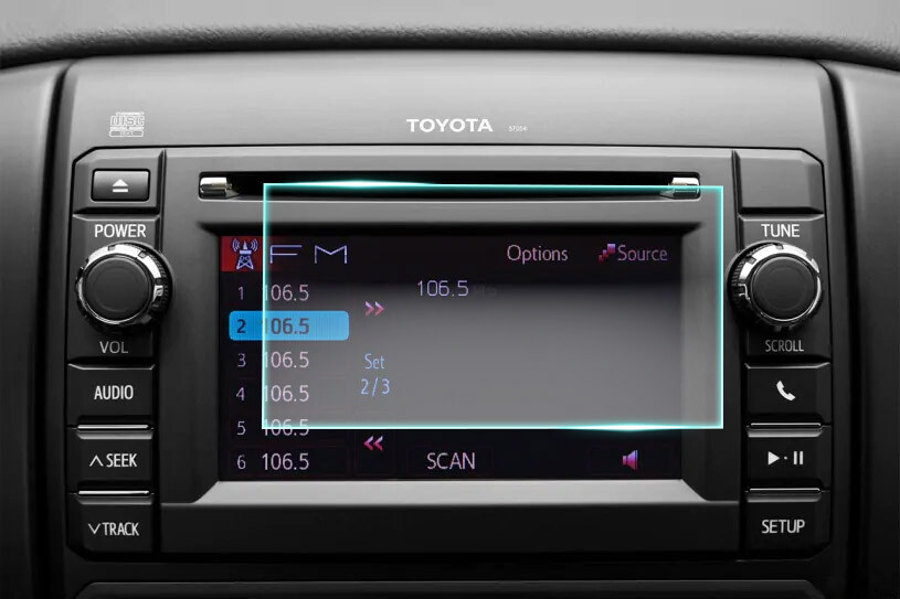 Crystal Clear Screen Protector for 2013 Toyota Tacoma 6.1" Vehicle Navigation
